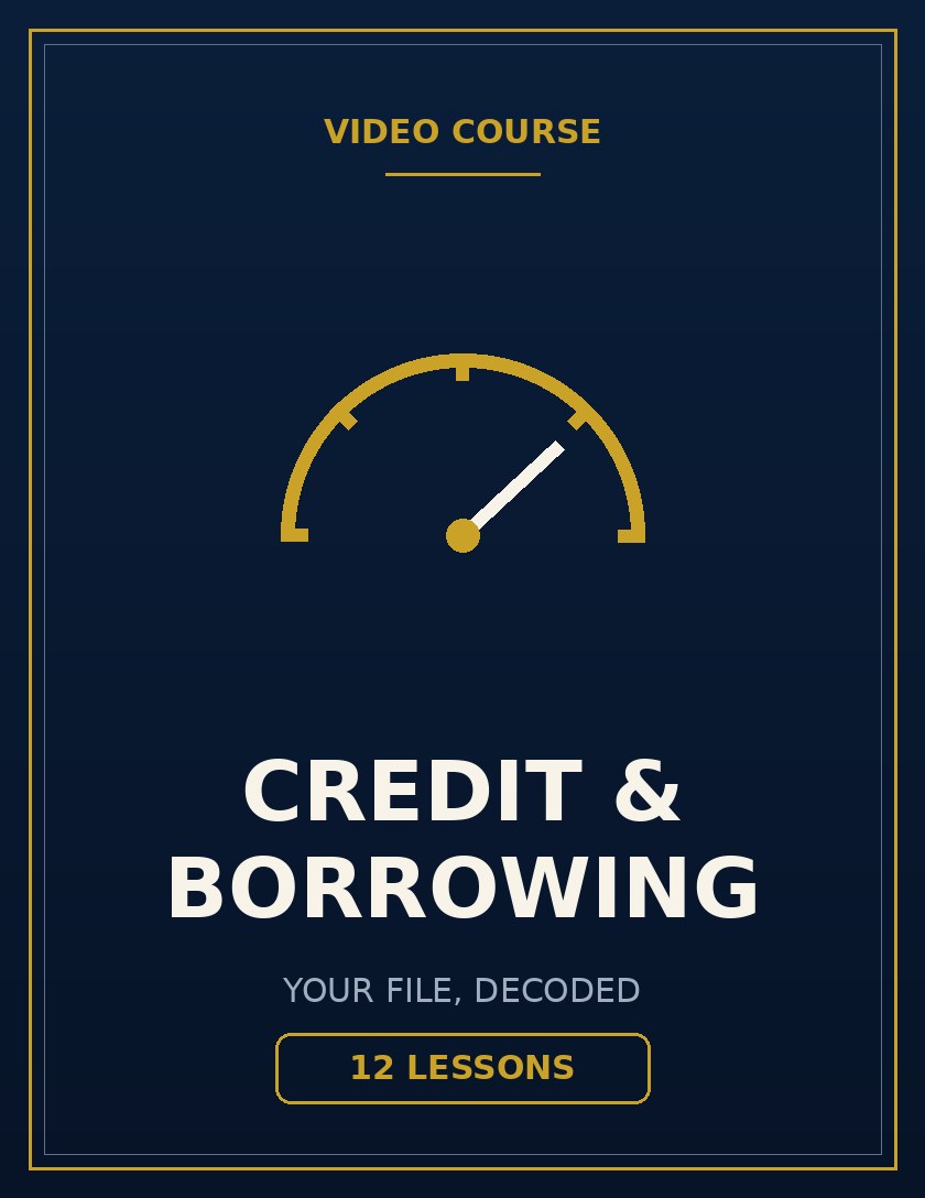 Credit & Borrowing video course