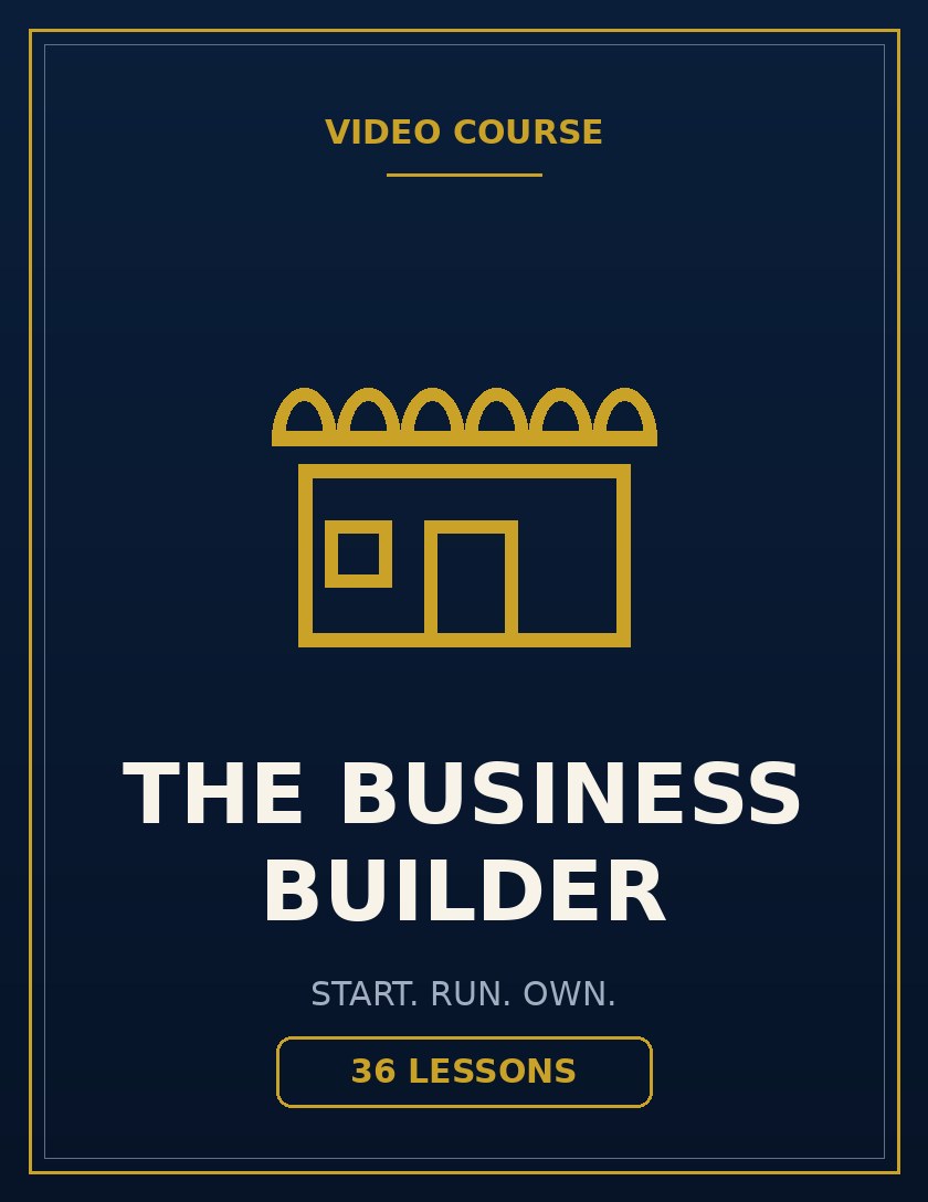 The Business Builder video course